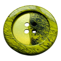 Lime Green Statement Button 25mm – High Gloss Marbled Design – Sew Through Button – Sold Individually