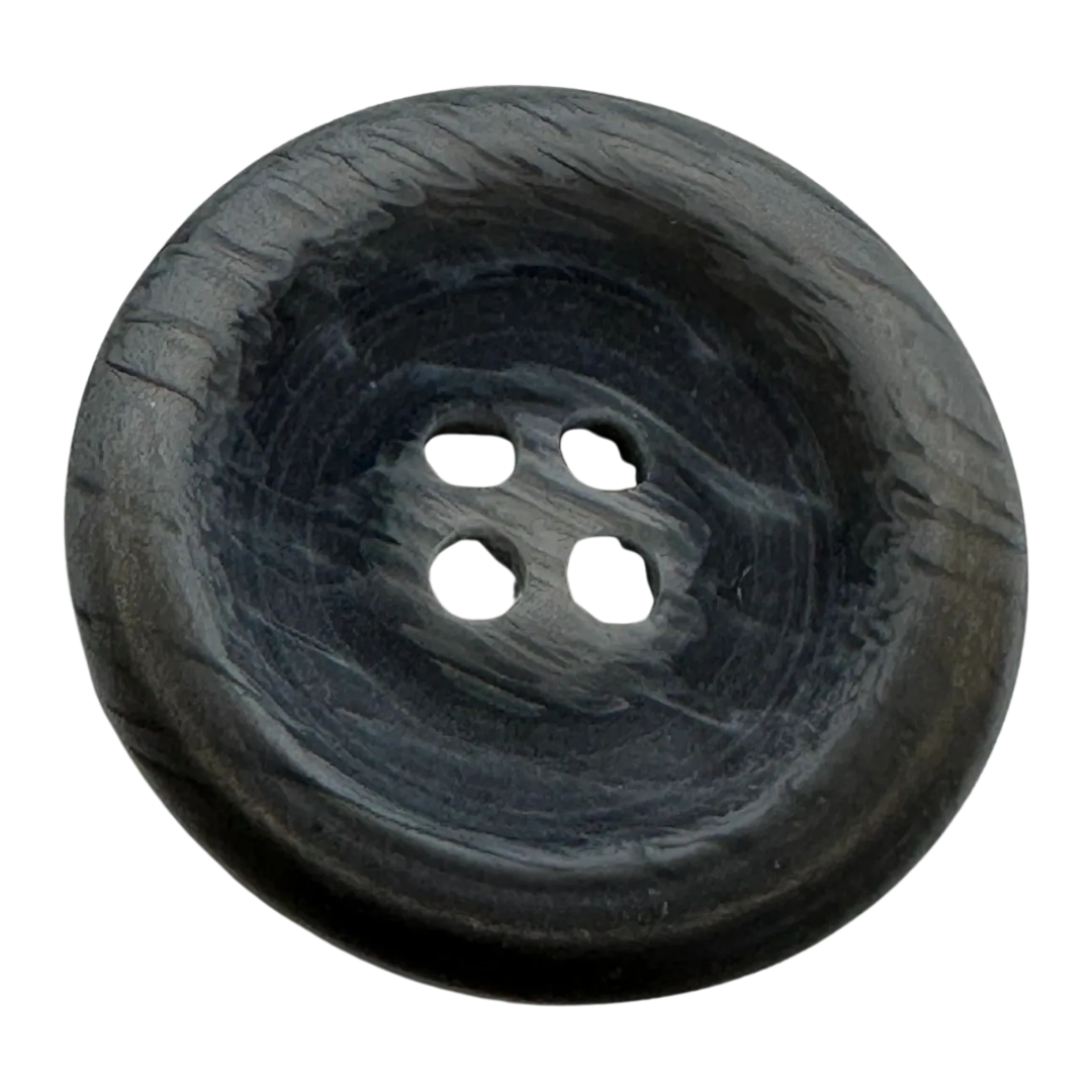 Grey button 20mm matt ombre finish sold individually