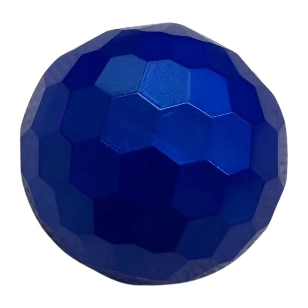 Royal Blue Faceted Button 20mm – Shank – Statement jacket & Cardigan Button