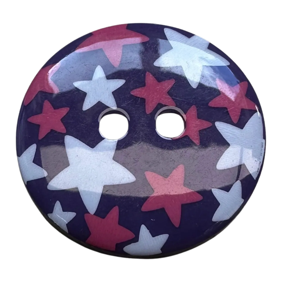 Star Cardigan Buttons – 23mm Novelty Buttons – Sold Individually