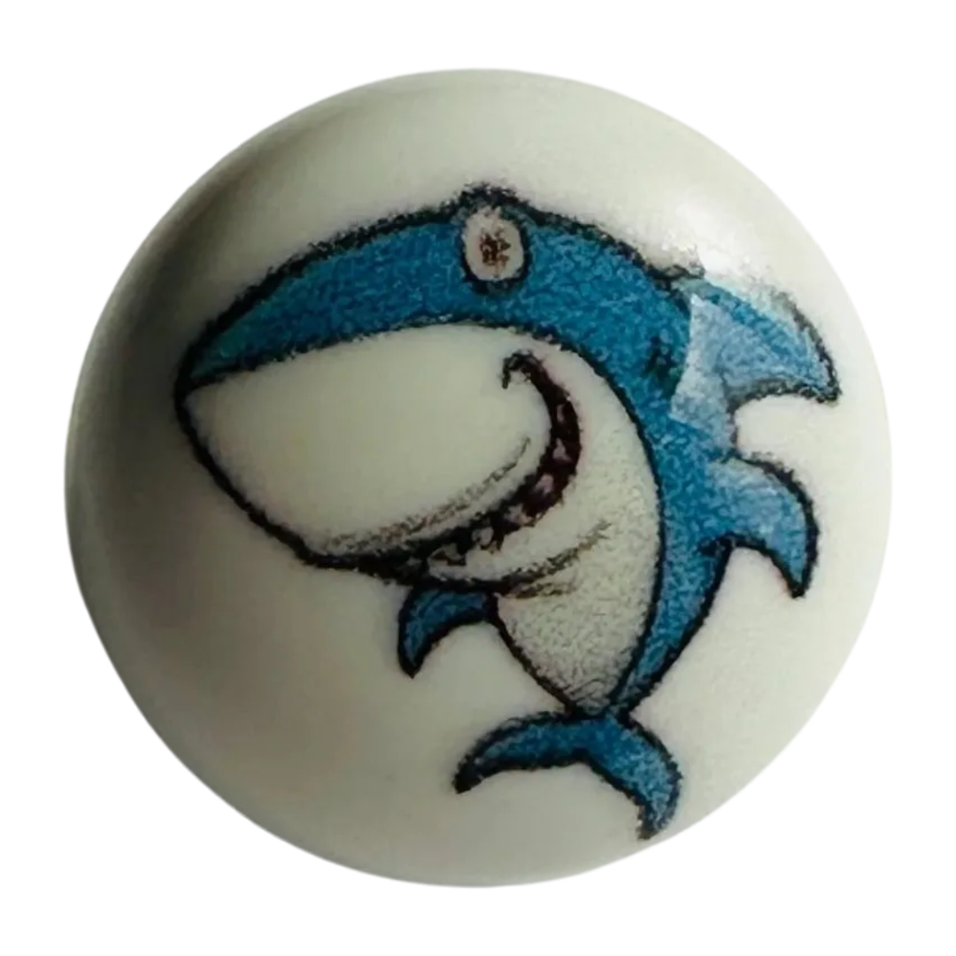 Shark button 15mm fun novelty design sold individually