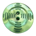 Hand Dyed Green Buttons 23mm – Textured Design – Sold Individually