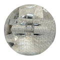 Clear Faceted Button – 18mm Shank Button – Sold Individually
