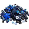 Blue Button Craft Mix – Unique Mixed Button Bag