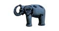 Elephant button 20mm realistic design sold individually
