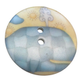 Large Blue Whale Button – 51mm Novelty Button – Sold Individually