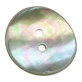 Tamagai Shell Buttons 28mm– Natural Shell – Two Hole Sew Through – Sold Individually