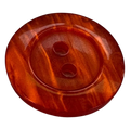 Orange button 18mm pearlised finish sold individually