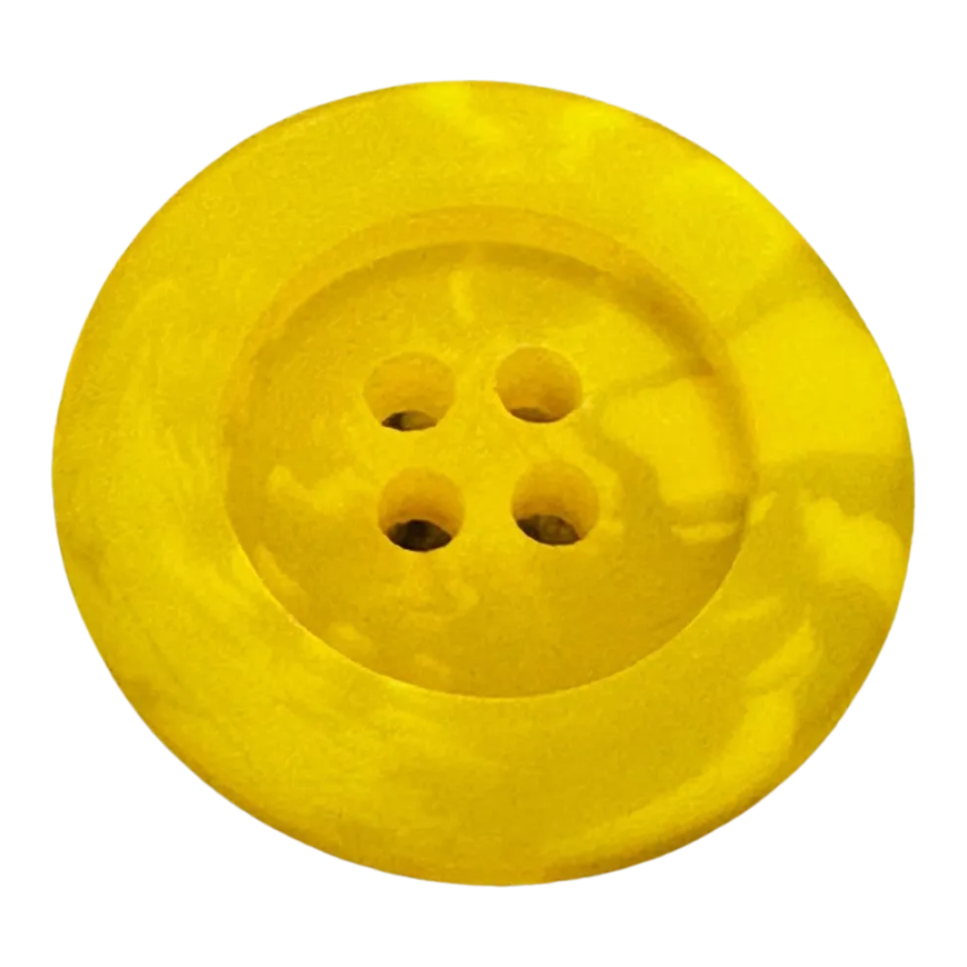 Gorse Yellow Button 26mm – Hand Dyed Coat & Cardigan Button