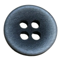 Grey button 13mm matt ombre finish sold individually