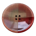 Russet Designer Button 23mm – Textured Geometric Finish – Sold Individually