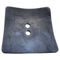 Black Statement Button – 60mm Textured Finish – Sold Individually