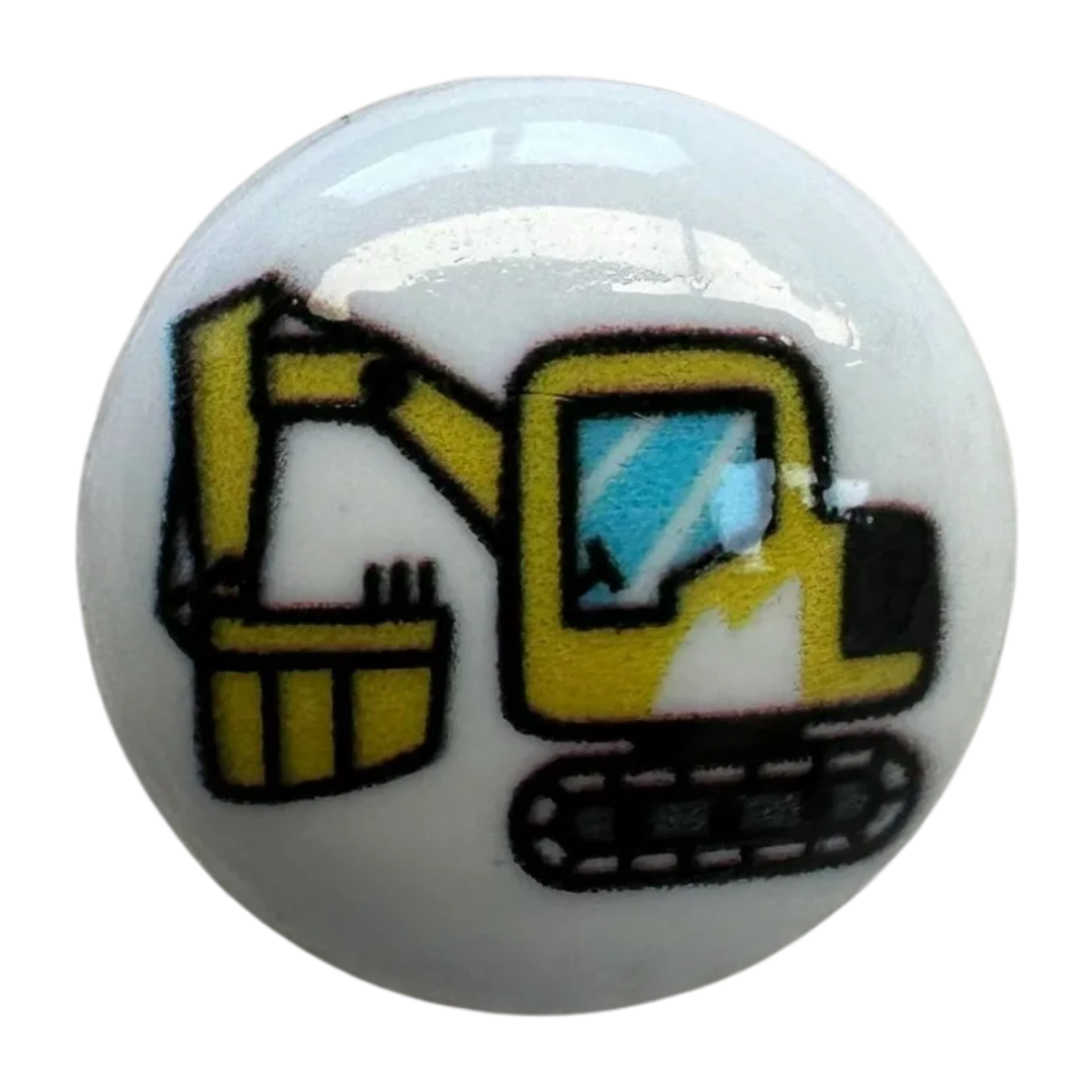 Digger Button – 15mm Novelty Shank Button – Sold Individually
