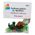 Dinosaurs themed button pack