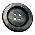 Black & Cream Button 28mm – Marbled Effect Design – Sold Individually