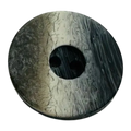 Brown Ombre Button 15mm (24L, 5/8") Polished Two-Tone Sew-Through – Sold Individually