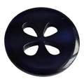 Midnight blue button 23mm pearl finish sold individually
