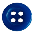 Royal blue button 11mm with a pearlised finish sold individually