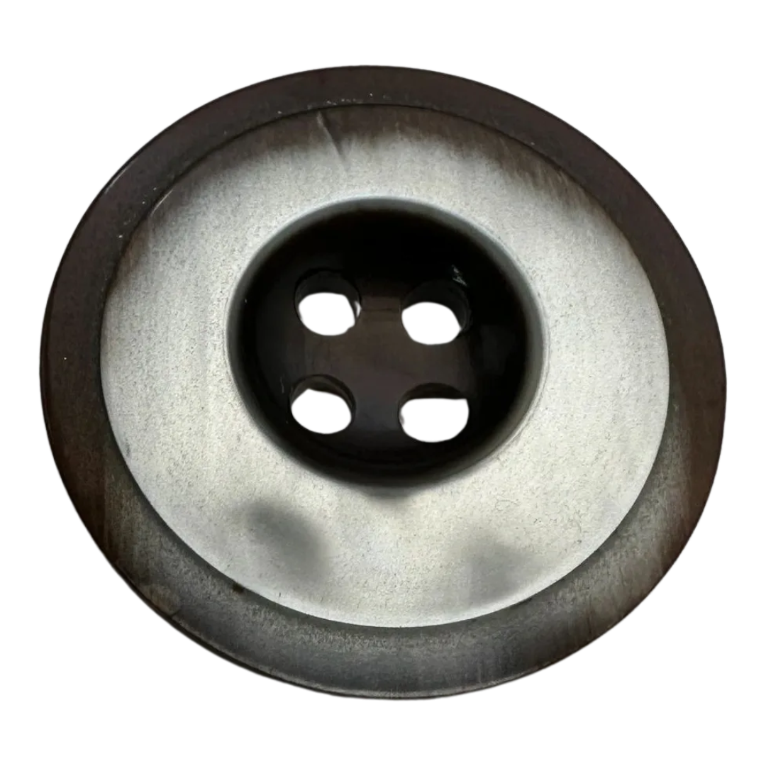 Brown to Beige Pearlised Buttons 28mm – Sew Through – Sold Individually