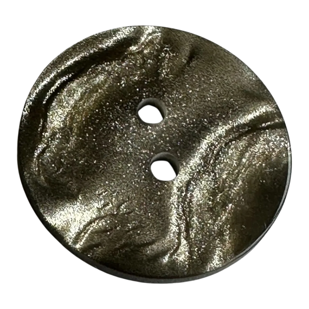 Grey shimmer button 23mm – pearlescent swirl finish – sold individually