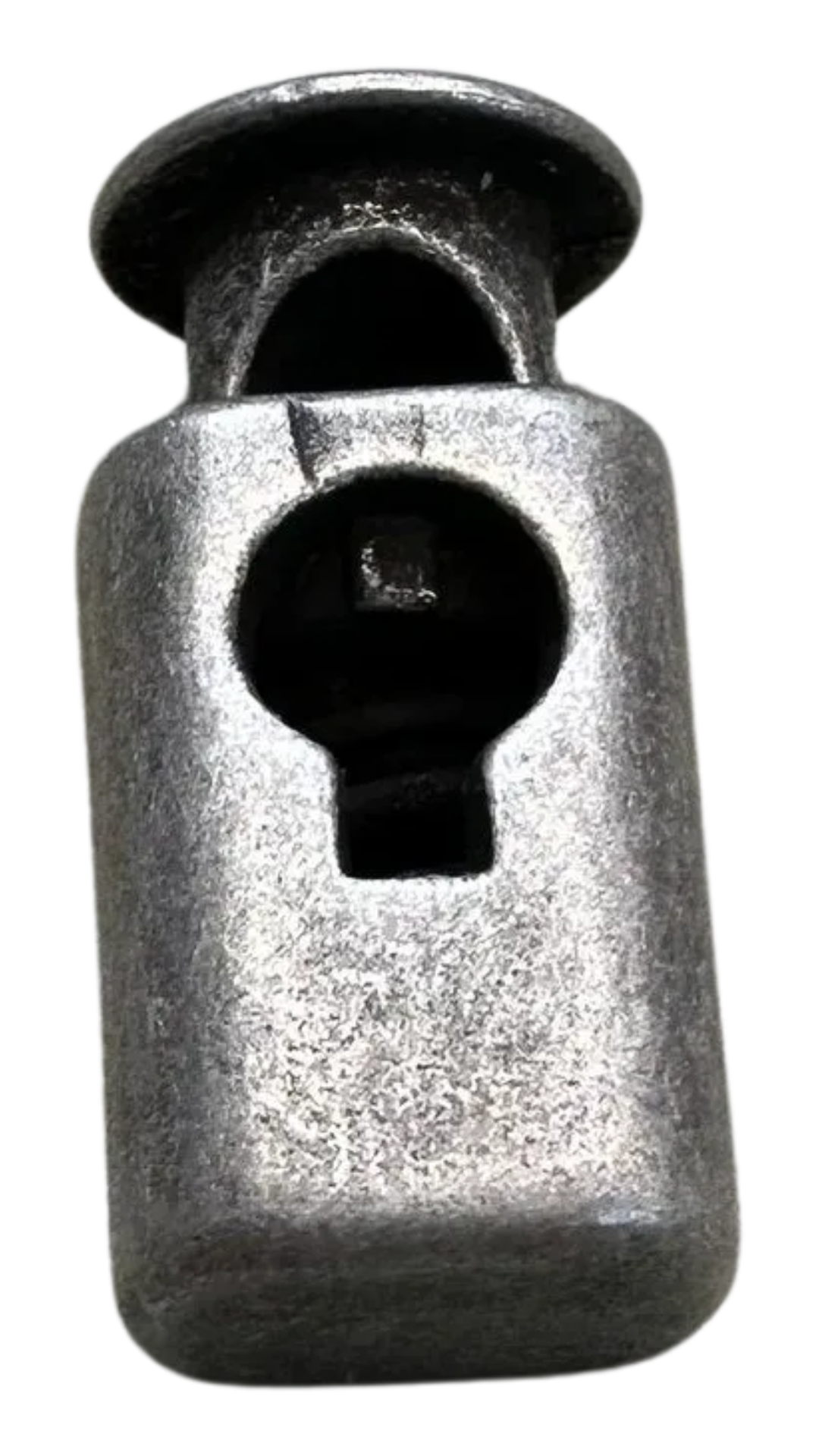 Metal Cord Lock – Aged Silver Finish – Drawstring Toggle – Sold Individually