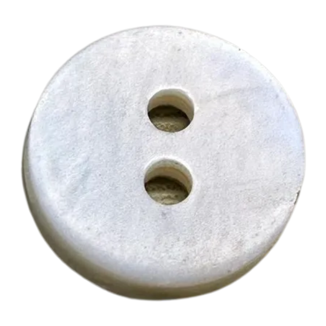 Natural Shell Button – 12mm (18L / approx. 1⁄2") – Sold Individually