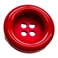 Red Buttons 27mm – Chunky Hand Dyed Coat & Cardigan Buttons – Sold Individually