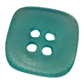 Sea Glass Inspired Buttons 15mm – Hand Dyed Square Coastal Cardigan Buttons – Sold Individually