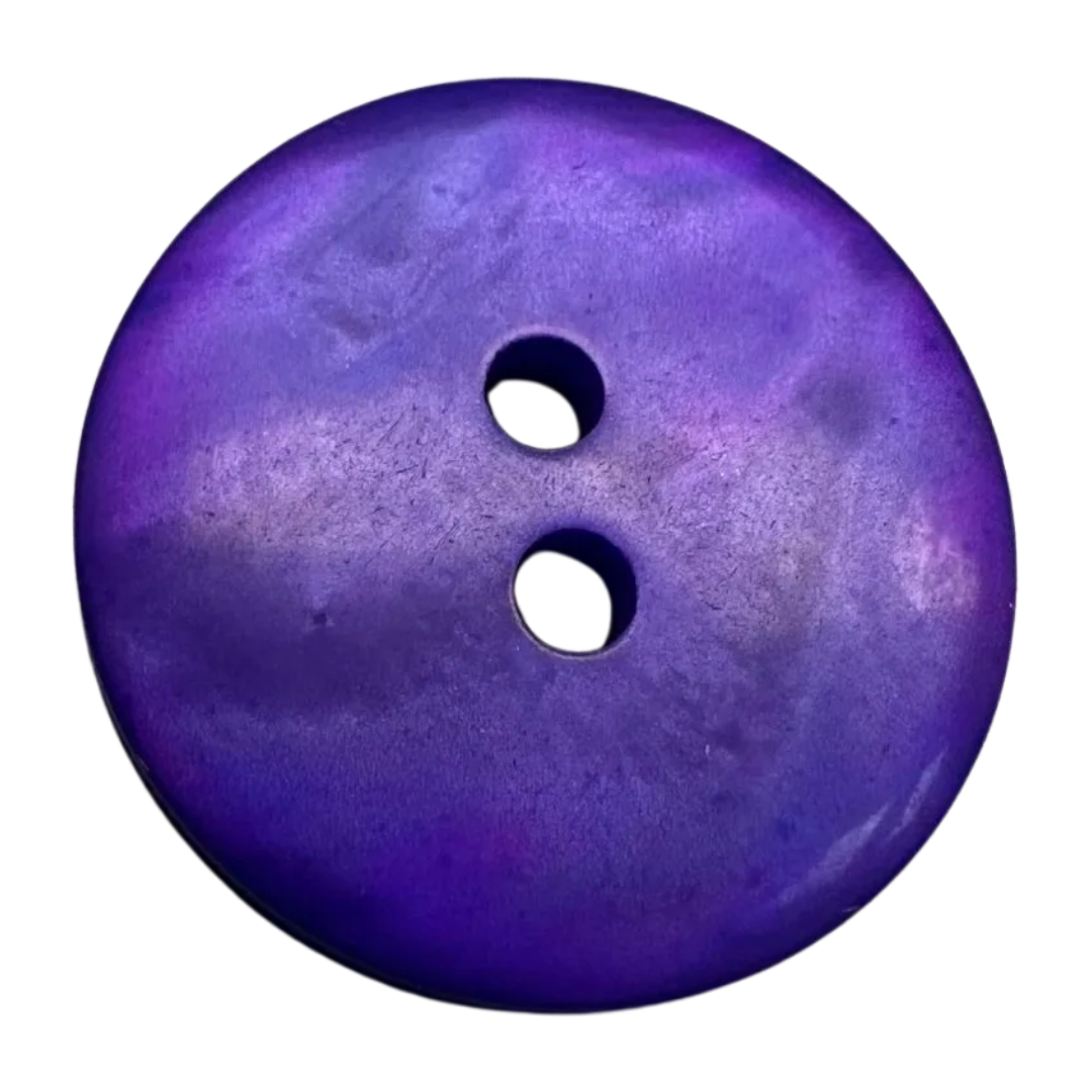 Purple Button – 20mm – Soft sheen Finish – Sold Individually