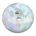 White button 20mm pearly iridescent finish sold individually