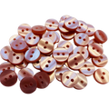 Pink Buttons – 10mm Pearlised – Pack of 50