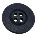 Navy button 20mm soft sheen finish sold individually