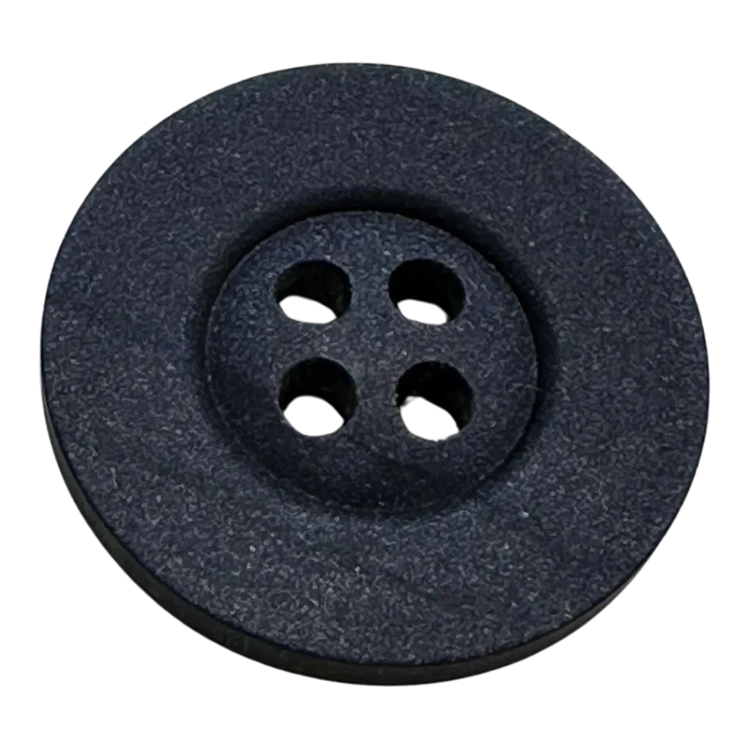 Navy button 20mm soft sheen finish sold individually