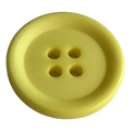 Lemon Yellow Button – 20mm Matte Finish – Sold Individually