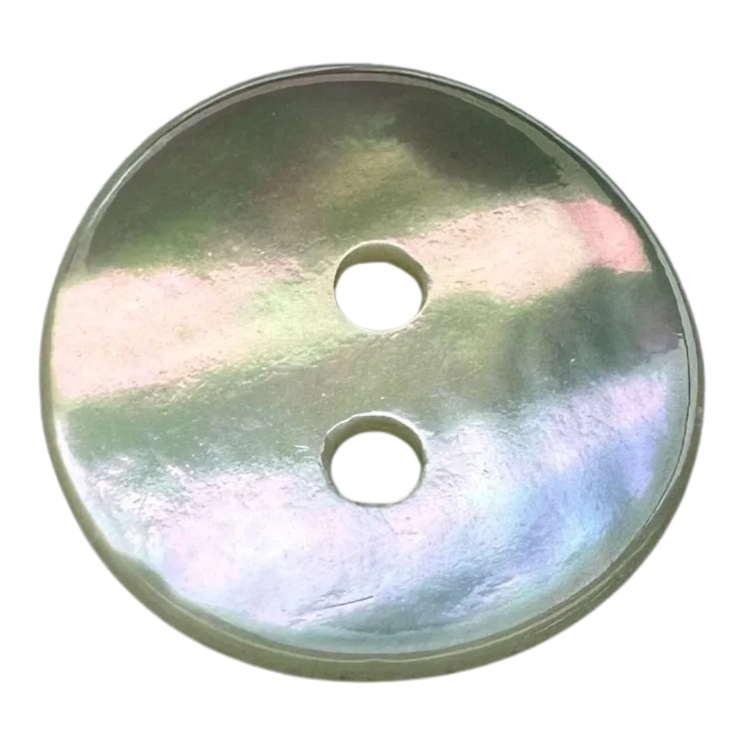 Tamagai Shell Buttons 20mm – Natural Shell – Two Hole Sew Through – Sold Individually