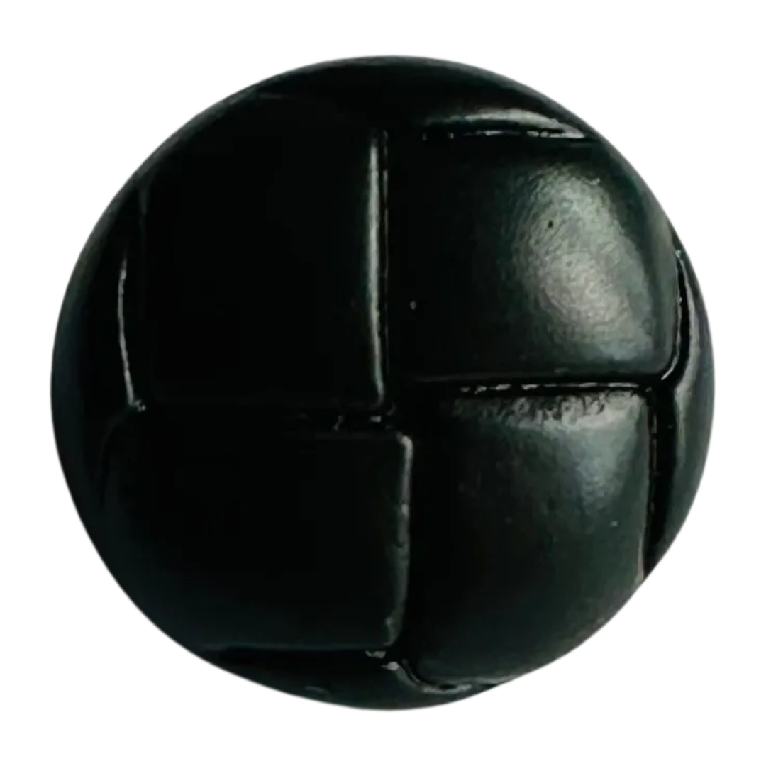 Brown button 15mm football design sold individually