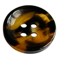 Faux tortoiseshell button 23mm sold individually
