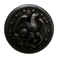 Aged Tin Effect Eagle Metal Button 19mm – Heritage Motif by Dill – Sold Individually