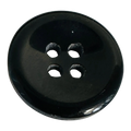 Black buttons 19mm gloss finish sold individually