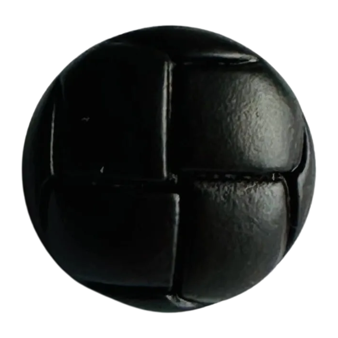 Deep green button 15mm classic football style sold individually