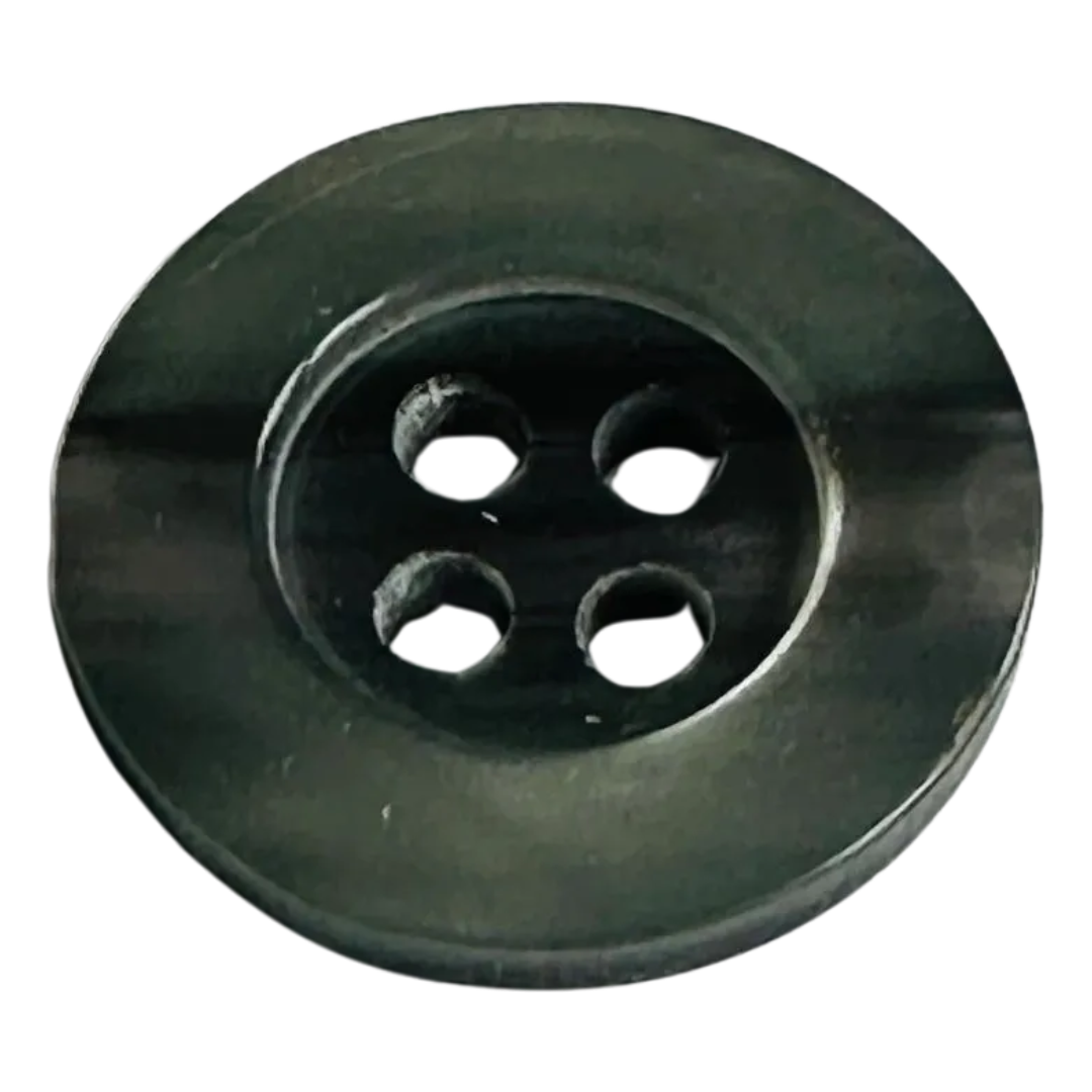 Grey button 16mm with an iridescent pearl finish sold individually
