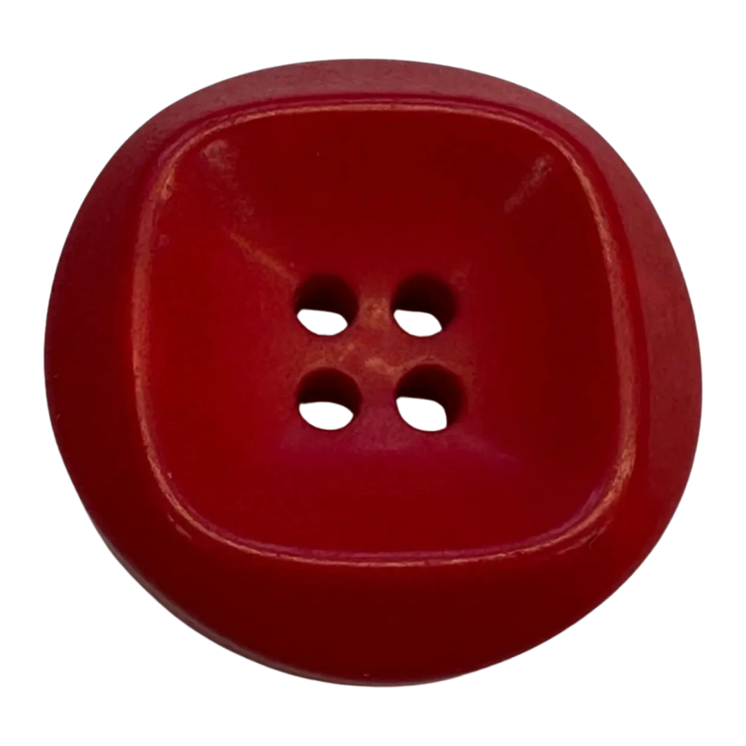 Red button 27mm chunky design sold individually