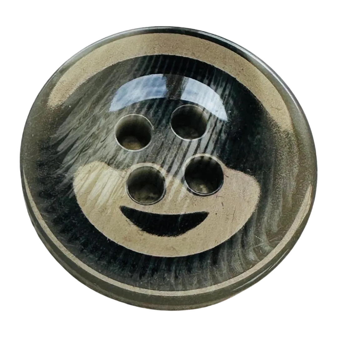 Grey Marbled Buttons – 25mm Cardigan & jacket Buttons – Sold Individually