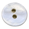 Natural Shell Button – 12mm (18L / approx. 1⁄2") – Two Hole – Sold Individually