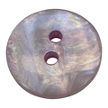 Lilac button 18mm iridescent pearl finish sold individually