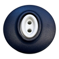 Navy Dill Button – 30mm Matt Finish with White Centre – Sold Individually