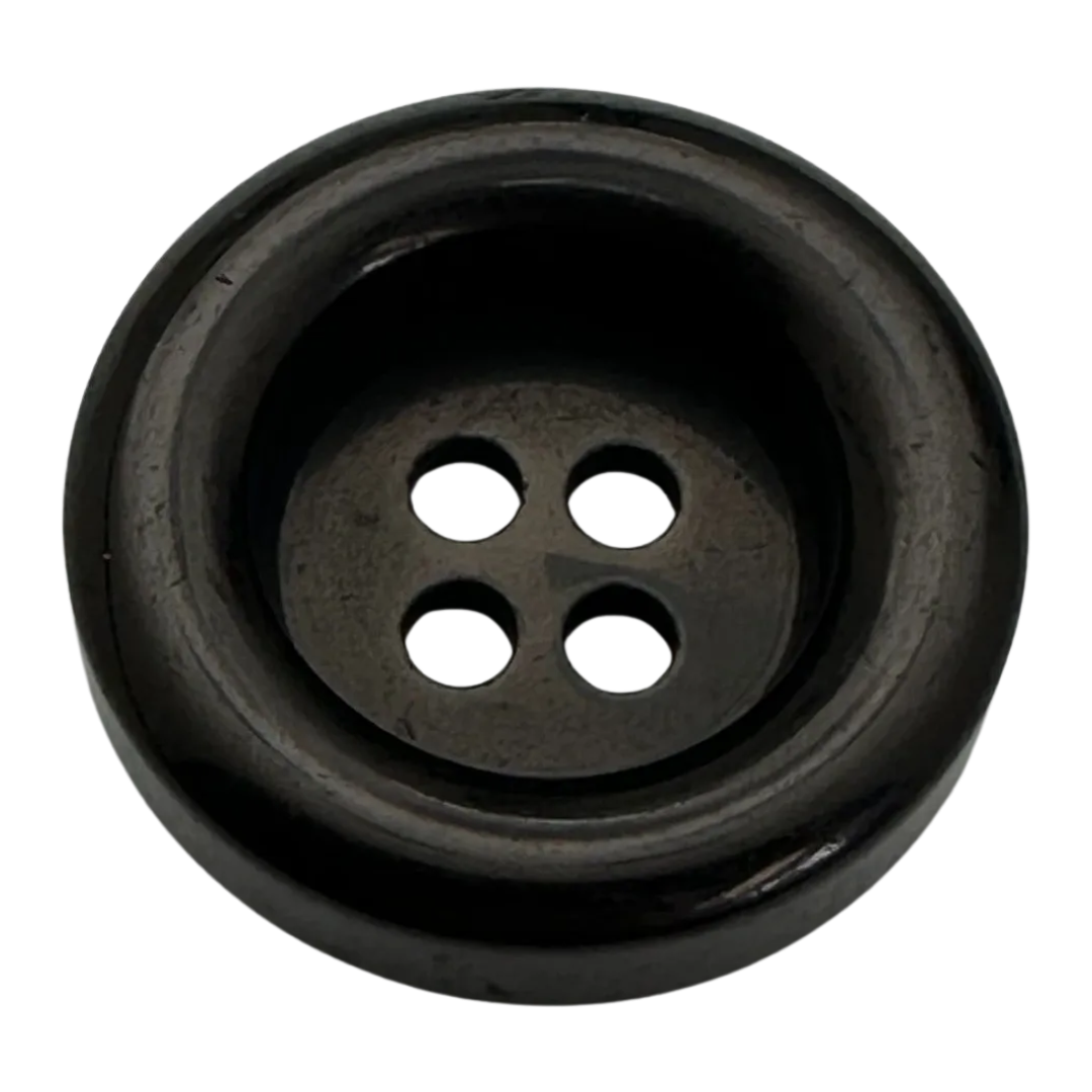 Black button 28mm chunky design sold individually