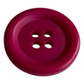 Cerise pink button 27mm with a matte finish sold individually