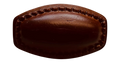 Imitation Distressed Leather Toggle Button – 32 x 19mm Brown Shank Button