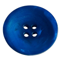 Royal blue button 20mm pearlised finish sold individually